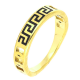 PIERŚCIONEK POZŁACANY 4 MM S. STEEL TTM XUPING 54746