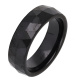 PIERŚCIONEK CERAMIC BLACK 6 MM TTM XUPING 54755