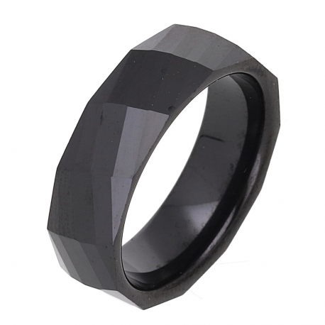 PIERŚCIONEK CERAMIC BLACK 6 MM TTM XUPING 54756