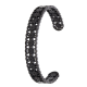 BRANSOLETKA BLACK BANGLE 60/11 MM S. STEEL TTM XUPING 54806