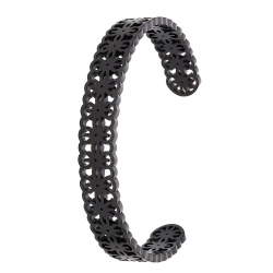 BRANSOLETKA BLACK BANGLE 60/11 MM S. STEEL TTM XUPING 54806
