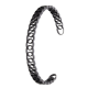 BRANSOLETKA BLACK BANGLE 60/6 MM S. STEEL TTM XUPING 54808