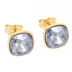 KOLCZYKI POZŁACANE 12 MM CRYSTAL XUPING 55022