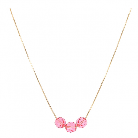 CELEBRYTKA POZŁACANA 40+5 CM ROSE LIGHT CRYSTAL XUPING 55114
