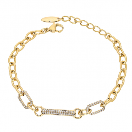 BRANSOLETKA POZŁACANA 18+3 CM 6 MM ELEGANCE XUPING 55160