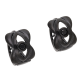 KOLCZYKI BLACK 12/9 MM BRYLANT XUPING 55278