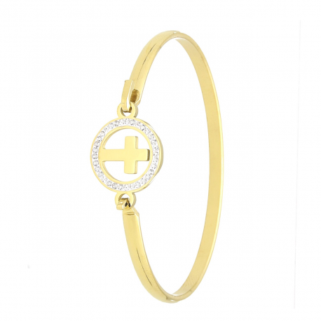 BRANSOLETKA POZŁACANA 58/16 MM S. STEEL TTM XUPING 55769