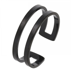 PIERŚCIONEK BLACK 6 MM S. STEEL TTM XUPING 55978