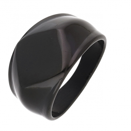 PIERŚCIONEK BLACK 12 MM S. STEEL TTM XUPING 56370