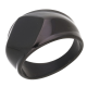 PIERŚCIONEK BLACK 12 MM S. STEEL TTM XUPING 56370
