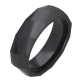 PIERŚCIONEK BLACK CERAMIC CUT 6 MM TTM XUPING 56574