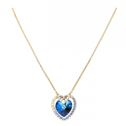 CELEBRYTKA POZŁACANA 41+5 CM SAPPHIRE CRYSTAL XUPING 56816
