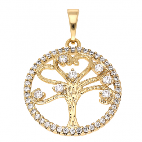 ZAWIESZKA POZŁACANA 30/22 MM DRZEWO ŻYCIA XUPING 57057