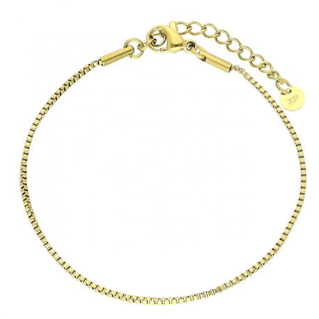 BRANSOLETKA POZŁACANA 16+4 CM S. STEEL TTM XUPING 57261