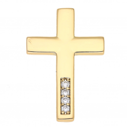 ZAWIESZKA POZŁACANA 27/17 MM KRZYŻYK XUPING 57320