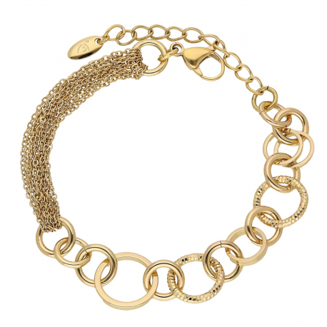 BRANSOLETKA POZŁACANA 19+5 CM GOLD ELEGANCE XUPING 57899