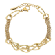 BRANSOLETKA POZŁACANA 19+3 CM GOLD ELEGANCE XUPING 57900