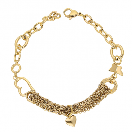 BRANSOLETKA POZŁACANA 16+3 CM GOLD ELEGANCE XUPING 57902