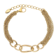 BRANSOLETKA POZŁACANA 19+5 CM GOLD ELEGANCE XUPING 57903