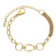 BRANSOLETKA POZŁACANA 19+7 CM GOLD ELEGANCE XUPING 57905