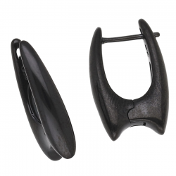 KOLCZYKI BLACK 22/5 MM ELEGANCE XUPING 58407