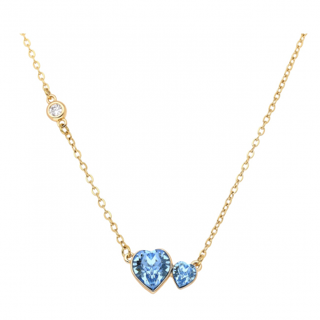 CELEBRYTKA POZŁACANA 39+5 CM SAPPHIRE LIGHT CRYSTAL XUPING 58600