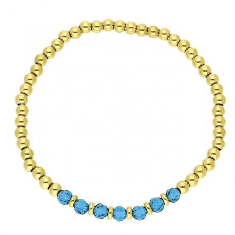 BRANSOLETKA POZŁACANA ELASTIC S, STEEL TTM XUPING 58952