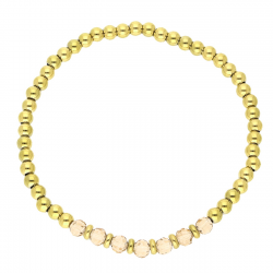 BRANSOLETKA POZŁACANA ELASTIC S, STEEL TTM XUPING 58956