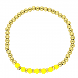 BRANSOLETKA POZŁACANA ELASTIC S, STEEL TTM XUPING 58960
