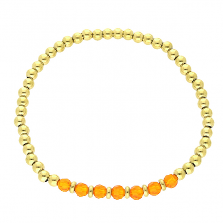 BRANSOLETKA POZŁACANA ELASTIC S, STEEL TTM XUPING 59425