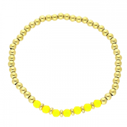 BRANSOLETKA POZŁACANA ELASTIC S, STEEL TTM XUPING 59426