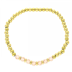 BRANSOLETKA POZŁACANA ELASTIC S, STEEL TTM XUPING 59429