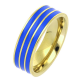 PIERŚCIONEK POZŁACANY 6 MM S. STEEL TTM XUPING 59791