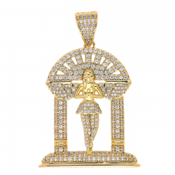 ZAWIESZKA POZŁACANA 56/36 MM LUXURY XUPING 60056