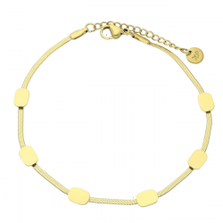 BRANSOLETKA POZŁACANA 19+4 CM S. STEEL TTM XUPING 60247