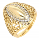 PIERŚCIONEK POZŁACANY 21 MM ELEGANCE XUPING 60839