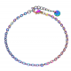 BRANSOLETKA PETROL 17+3 CM 2,8 MM S. STEEL TTM XUPING 60851