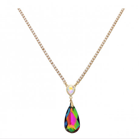 CELEBRYTKA POZŁACANA 46+5 CM VITRAIL CRYSTAL XUPING 61041