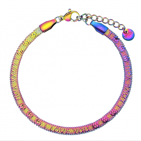 BRANSOLETKA PETROL 16+3 CM 4 MM S, STEEL TTM XUPING 61118