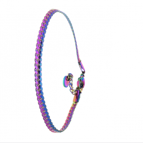 BRANSOLETKA PETROL 17+3 CM 3,4 MM S, STEEL TTM XUPING 61120