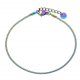 BRANSOLETKA PETROL 18+3 CM 1,7 MM S, STEEL TTM XUPING 61123