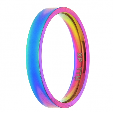 PIERŚCIONEK PETROL 3 MM S. STEEL TTM XUPING 61199