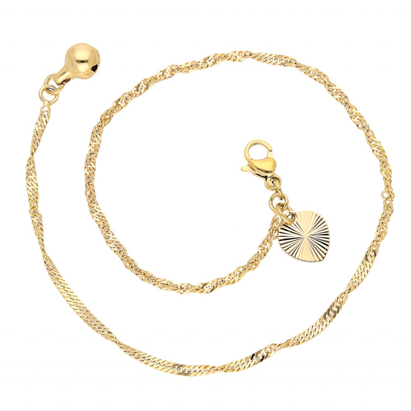 BRANSOLETKA POZ ACANA NA KOSTK 26 CM 2 MM XUPING 61545 Xuping Jewelry bransoletka-poz-acana-na-kostk-26-cm-2-mm-xuping-61545-xuping-jewelry