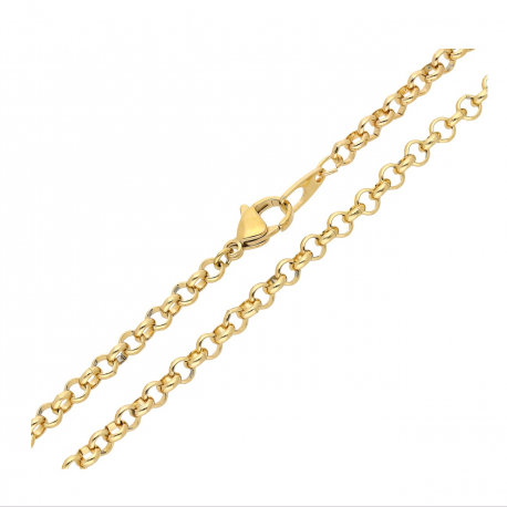 ŁAŃCUSZEK POZŁACANY 45 CM 3,9 MM ROLO XUPING 61656