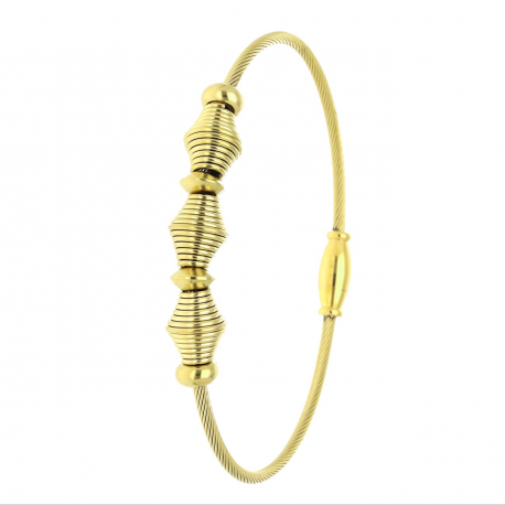 BRANSOLETKA POZŁACANA 60/8 MM S. STEEL TTM XUPING 61771