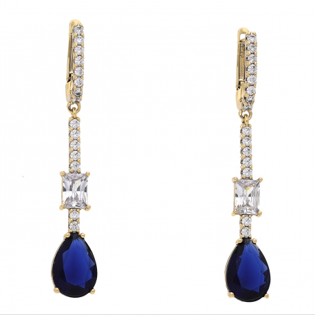 KOLCZYKI POZŁACANE 54/9 MM LUXURY XUPING 61980