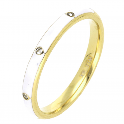 PIERŚCIONEK POZŁACANY 3 MM S. STEEL TTM XUPING 62006