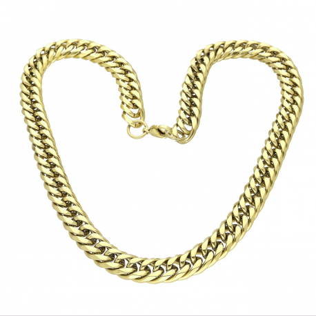 ŁAŃCUSZEK POZŁACANY 50 CM 11 MM S. STEEL TTM XUPING 62100