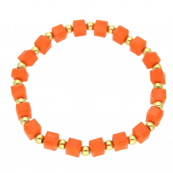 BRANSOLETKA POZŁACANA ELASTIC 6 MM S. STEEL TTM XUPING 62492