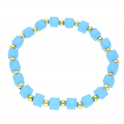 BRANSOLETKA POZŁACANA ELASTIC 6 MM S. STEEL TTM XUPING 62495